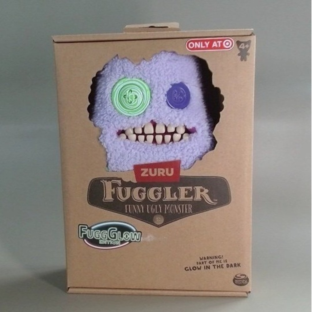 ZURU Fuggler Funny Ugly Monster Glow In The Dark Plush Target Exclusive New